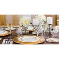 thumbnail image 2 of Amscan Plastic Plates, 10-1/4", White/Gold, Pack Of 10 Plates, 2 of 2