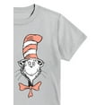 thumbnail image 2 of Dr. Seuss Cat In The Hat Face, Boys Graphic Crew Neck Short Sleeve T-Shirt, Sizes XS-2X (Little Boys & Big Boys), 2 of 3
