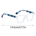 thumbnail image 2 of Fashionable Square Glasses For And Classic Square Blue Light Glasses Transparent, 2 of 4
