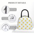 thumbnail image 4 of Balery Yellow Rubber Duck Pattern Lunch Bag Women, Lunch Box, Lunch Bag, Small Leakproof Lunch Tote Large Capacity Reusable Insulated Cooler Lunch Container-One Size, 4 of 6