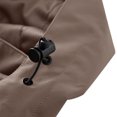 thumbnail image 5 of Kmdttou Women's Rain Jacket Waterproof with Hooded Hiking Coat Lightweight Outdoors Raincoat Insulated Mountain jackets Khaki S, 5 of 6