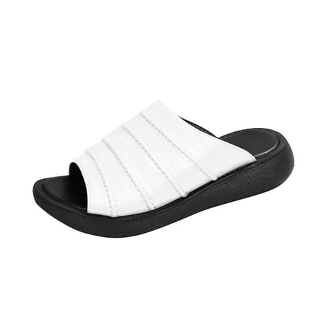 

Sngxgn Amisha Sandals Slides for Women Studded Womens Mules Slip On ShoesCute Sandals White 6.5