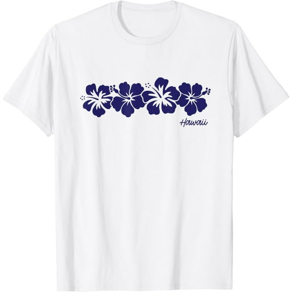 Tiny Nest Hibiscus flower Hawaii Aloha Hawaiian retro beach girls boys T-Shirt