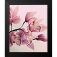 thumbnail image 2 of Urban Epiphany 15x18 Black Modern Framed Museum Art Print Titled - Pink Orchids, 2 of 5