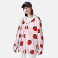 thumbnail image 5 of Fotbe Strawberry Men's Women's UPF 50+ Sun Protection Jacket Hooded Cooling Shirt with Pockets Hiking Outdoor Performance-, 5 of 9