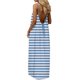 thumbnail image 5 of TaTaai Women's Casual Maxi Sundress Sleeveless Striped Backless Spaghetti Strap Flowy Summer Dress Long Beach Cover Up Dress Gift, 5 of 9
