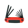 thumbnail image 2 of Eklind Tool 5/64" to 1/4" SAE Ergo Fold 9 in 1 Ball End Hex Key Set 1 pc., 2 of 4