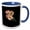 Blue/White, variant on 3drose, Colorful Carnations Vector Art Cut Out, 11oz Mug