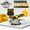 Yellow- Dewlt, variant on Cordless Tile Vibration Leveling Machine, 150W Tile Vibrator Tool for 20V Lithium Battery, 8-Speed Adjustable Tile Installation Tool with Suction Cup, LCD Display, 110 Lbs Lifting Capacity, Tool Only
