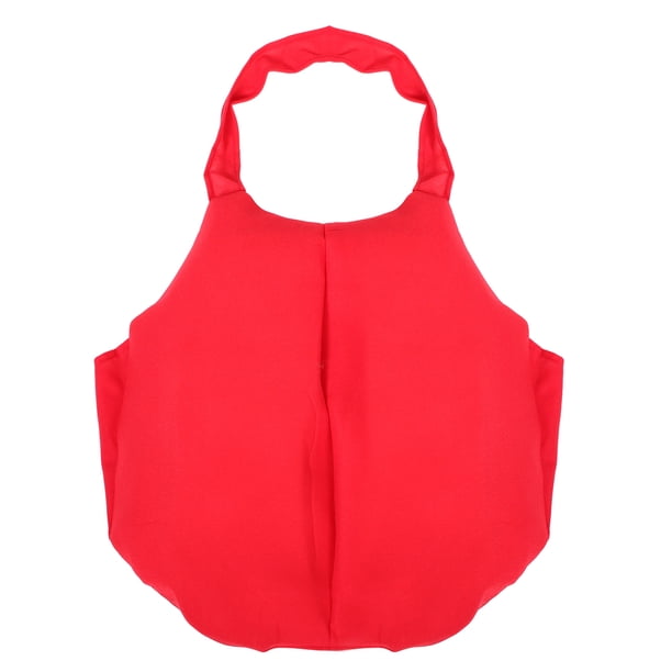 GAXIRE 1 pieza divertida de Papá Noel unisex con barriga falsa, accesorios navideños para cosplay, espectáculos, disfraces, talla única (rojo)