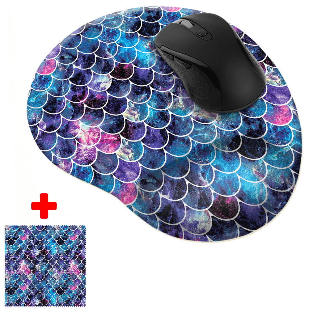 Boho Style Textile 2.4G Wireless Mouse with Cute Pattern Design for All Laptops and Desktops with Nano Receiver