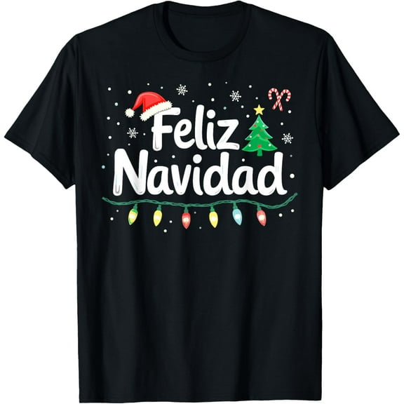 Feliz Navidad Christmas Mexican Xmas Spanish New Year T-Shirt