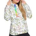 thumbnail image 4 of KLL Aerial Flora for Womens Pullover Hoodie with Pocket Hooded Long Sleeve Shirts Sweatshirt for Women-Medium, 4 of 7