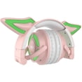 thumbnail image 4 of Auriculares Bluetooth, Auriculares inalámbricos Bluetooth V5.3, Auriculares supraaurales HiFi plegables con carcasa de oreja de zorro y LED, 4 of 4
