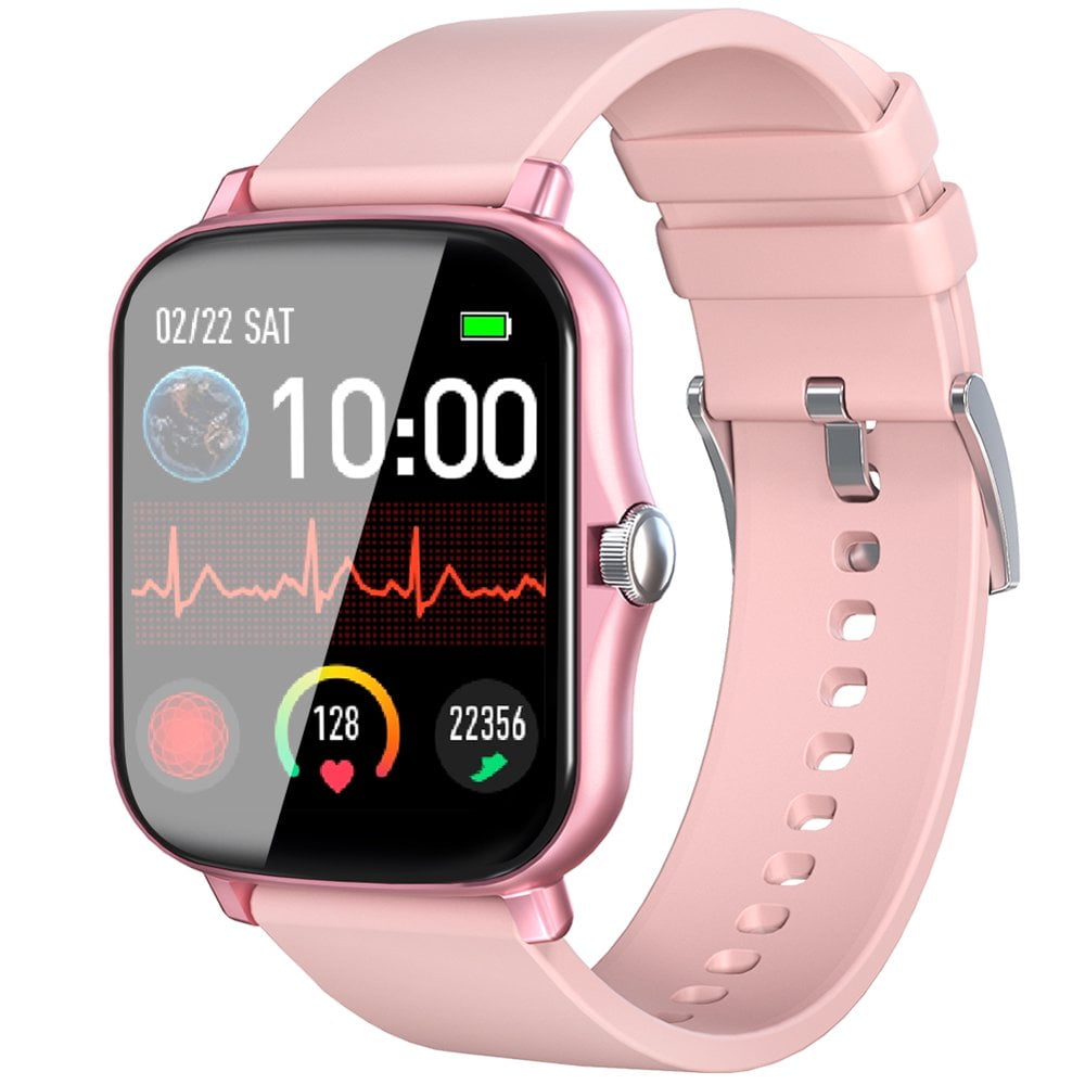 Y20 Smart Watch, VIK Fitness Tracker Watch Compatible with iPhone Samsung Android Phones, Heart Rate Monitor, Sleep Monitor, IP67 Waterproof, 1.7 In. Touch Screen Smartwatch for Women and Men
