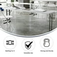 thumbnail image 5 of Flash Furniture 8' Rectangular Plastic Folding Training and Event Table, Black, 5 of 13