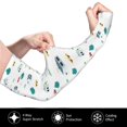 thumbnail image 3 of Lsque Cartoon House Car Cooling Arm Sleeves for Men & Women -Compression Sleeves to Cover Arms for Working,Sun Sleeves for UV Protection,Breathable, Moisture-Wicking, 3 of 8