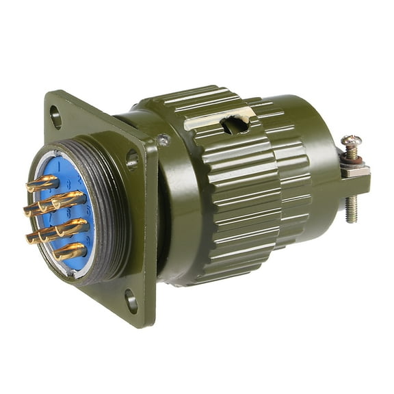 Aviation Connector, 28mm 8P 25A YP28-8 Waterproof Male Wire Panel Power