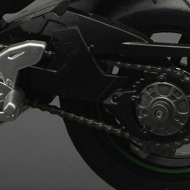 2X 1:12 H2 R Motocicleta Diecast Modelo de Aleación de Juguete Negro H2R Motocicleta Colección Desmontable Negro