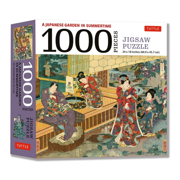 A Japanese Garden in Summertime - 1000 Piece Jigsaw Puzzle (Other)