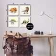 thumbnail image 3 of Stupell Educational Dinosaurs Scientific Species Animals & Insects Painting White Framed Art Print Wall Art, Set of 4, 3 of 8