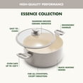 thumbnail image 4 of GreenPan Essence 10 Piece Ceramic Nonstick Cookware Set, Clay, 4 of 8