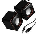 thumbnail image 2 of wired small speaker Computer music player Mini speaker sound USB powered desktop speaker Portable computer speakers, 2 of 2