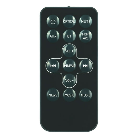 New STV10 Replace Remote Control compatible with Sharp HT-SBW110 HT-SB110 HT-SB115 92LRC105001372 Soundbar CINEMA STV106