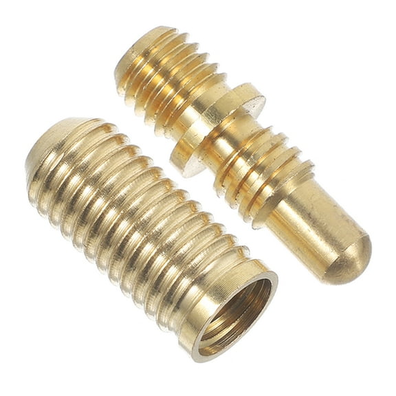 FONDOTIN Pool Cue Connecting Hardware Cylindrical Copper 1 Set