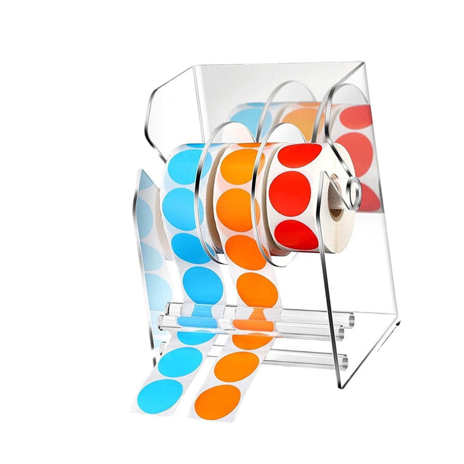 High Transparency Sturdy Acrylic Sticker Holder Conveninet Accessory for Office Supplies and Home Use Ornament