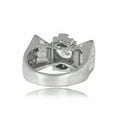 thumbnail image 4 of 2Ct Round Cut Lab-Created Women's Band Ring 14K White Gold Plated Silver, 4 of 4