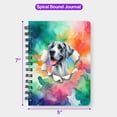 thumbnail image 5 of Funny Watercolor Adorable Great Dane Peeking Through Torn Paper Effect Spiral Bound Journal Danes Dog Lover Gifts 5x7in Spiral Notebook - 00026, 5 of 5