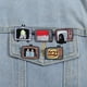 thumbnail image 4 of Humorous Terror Movie Cartoon Enamel Pins 3-6pcs/sets Brooches Wholesale TV Show Role Lapel Badge Clothes Jewelry Accessories, 4 of 5