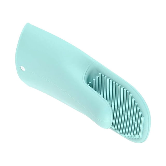 Bearachild Manopla para horno, manoplas para parrilla, guantes de cocina, silicona, resistencia a altas temperaturas, operación Simple, Cocina y Comedor Verde