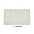 thumbnail image 3 of Better Trends 24" x 40" Premium Bathroom Rugs 100% Cotton Soft Reversible Tufted Bath Mat Water Absorbent Bath Rug Ideal for Bathroom Shower and Tub Use (Ivory) Edge Collection, 3 of 4