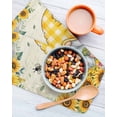 thumbnail image 3 of Sunflower Gnomes Kitchen Dish Towels for Drying Dishes Set of 2, Yellow Sunflower Vintage Leaves Bee Waffle Weave Microfiber Hand Tea Bathroom Towels Quick Dry & Absorbent Towel 12x12, 3 of 7
