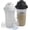 Black-White, variant on SIGNORA WARE 17 oz Protein Shaker Bottles with Leakproof Lid, 2 Pack Black & Red