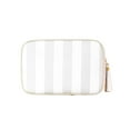 thumbnail image 2 of Cadorn Striped Canvas Clutch Bag for Women Portable Tassel Design Fashionable Cosmetic Organizer for Travel Beach Casual Outings and Daily Use, 2 of 3