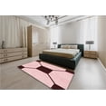 thumbnail image 5 of Ahgly Company Machine Washable Indoor Rectangle Transitional Light Rose Pink Area Rugs, 5' x 7', 5 of 7