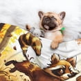 thumbnail image 3 of Yiaed Autumn Raccoon In Forest Print Dog Blankets-Cat Blanket Washable for Couch Protection,Puppy Blanket, Soft Plush Reversible Throw Furniture Protector-Medium, 3 of 8
