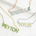 thumbnail image 2 of Personalized Planet Women's Enamel Uppercase Name Necklace, 2 of 2