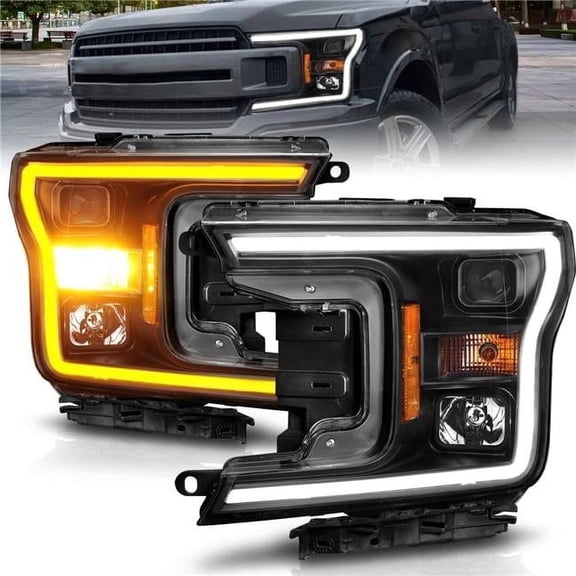 111509 Projector Headlight with Plank Style for 2018-2020 Ford F-150