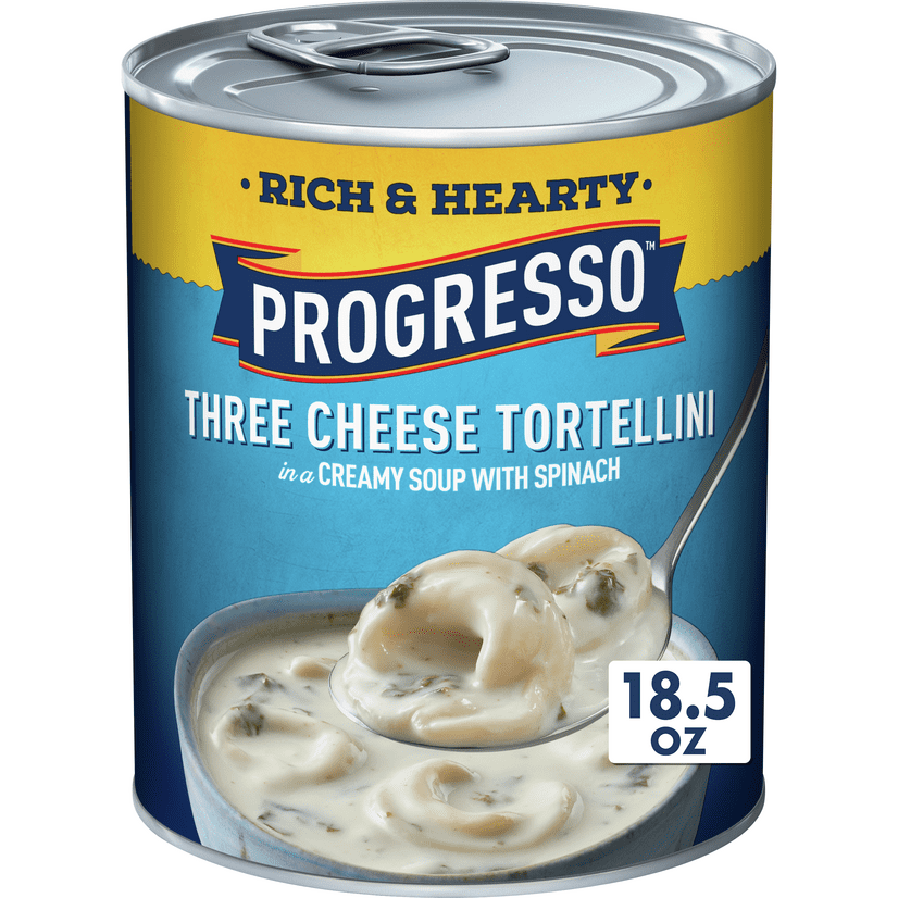 Progresso Rich & Hearty, Three Cheese Tortellini Soup, 18.5 oz