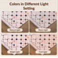 thumbnail image 7 of Design&I 2'x3' Ultra Soft Door Mat, Pink Geometric Interlocking Lattice Abstract Motif Mosaic Border None Fluffy Washable Easy Care Indoor rug for Bedside Entryway, 7 of 7
