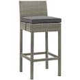 thumbnail image 2 of Conduit Outdoor Patio Wicker Rattan Bar Stool-EEI-2800, 2 of 10