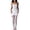 White, variant on HXWCHs 2024 Women's Sisters Style Lace Trim Wrap Top and Bodycon Mini Skirt Suit Set with Socks M White