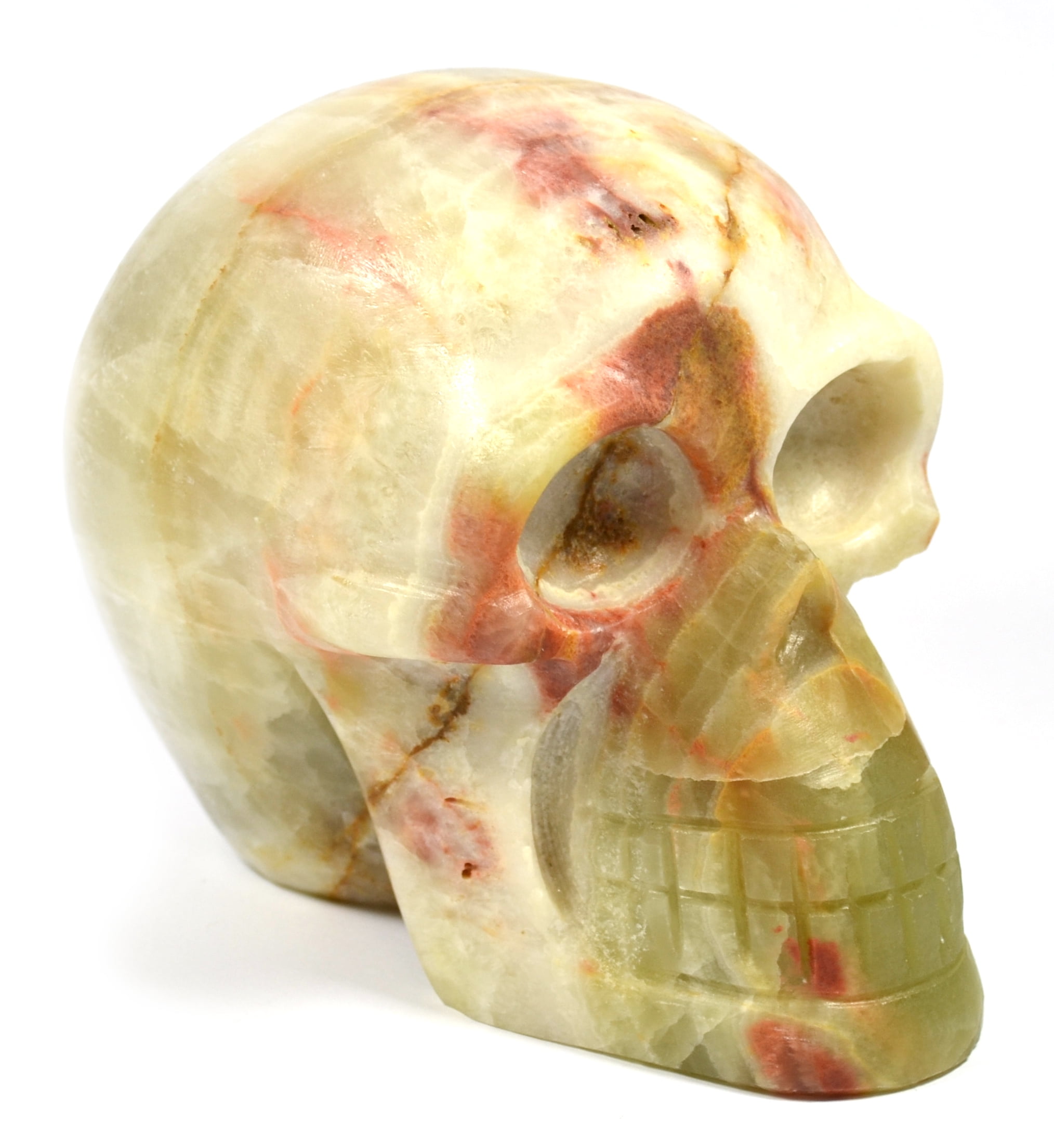 8.1lbs Forest Green Stone Crystal Skull Carved from Real North American Calcite 7 Long The Artisan Mined Series by hBAR 8.1lbs Forest Green Stone Crystal Skull Carved from Real North American Calcite 7 Long The Artisan Mined Series by hBAR