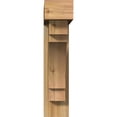 thumbnail image 2 of Ekena Millwork 6"W x 26"D x 26"H Merced Block Rough Sawn Bracket w/ Offset Brace, Western Red Cedar, 2 of 25