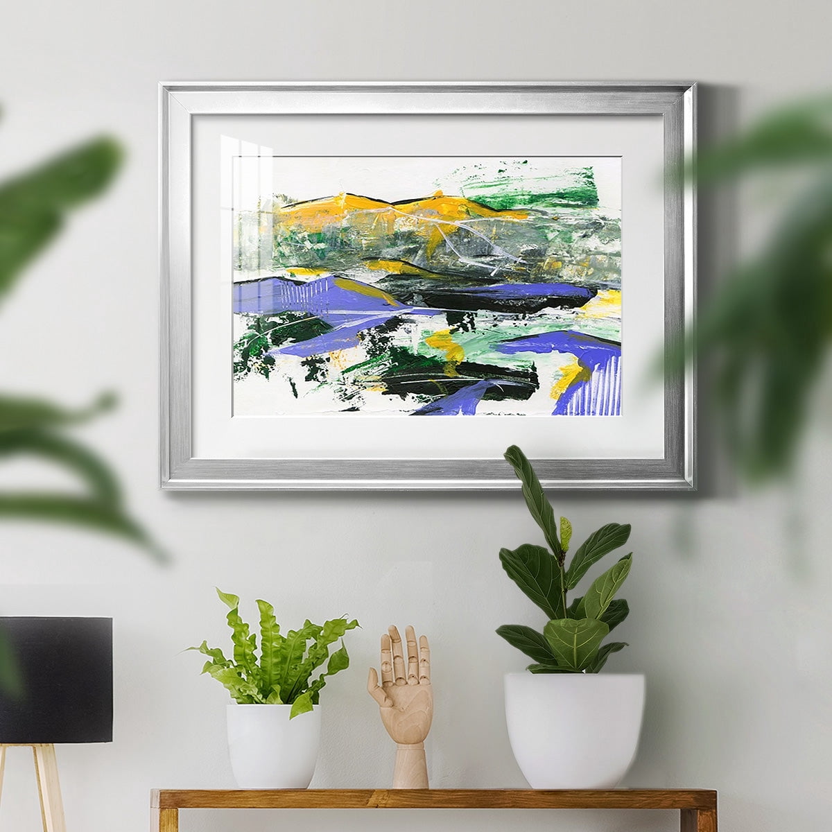 Silent Mountain III Premium Framed Print - Ready to Hang