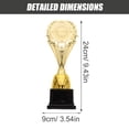 thumbnail image 2 of SHINYPASING 1Pcs Golden Plastic Trophy for Quiz and Contest Awards in Sports and, 2 of 8